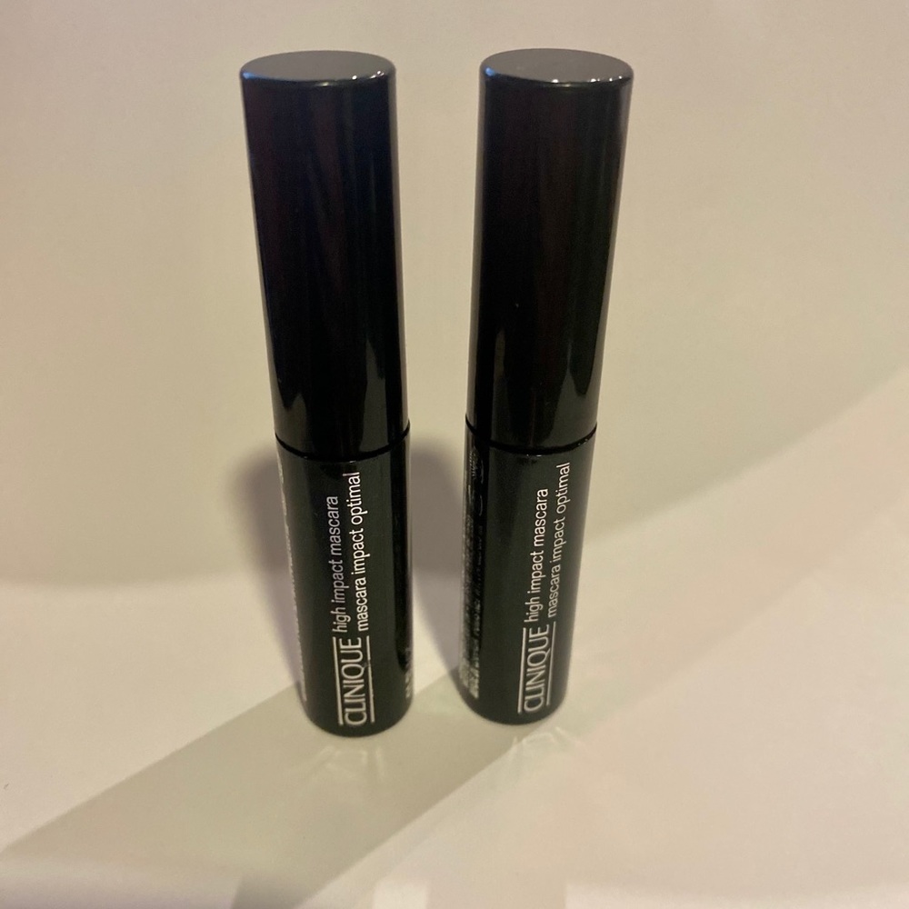 Set of 2 Clinique High Impact Mascara 01 Black NEW